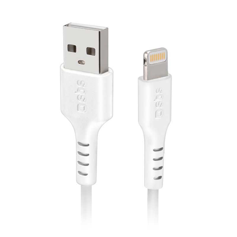 Дата кабель SBS, USB- Lightning C-89, 1м, белый в Москвe