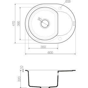 Кухонная мойка Omoikiri Sakaime 60E BE ваниль (4993121)