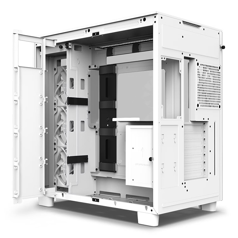 Корпус NZXT H9 Flow без БП White CM-H91FW-01 в Москвe