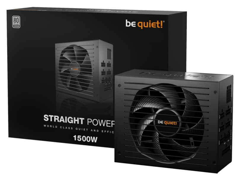 Блок питания 1.5 кВт ATX be quiet! Straight Power 12, 135 мм, 80 Plus Platinum, Retail (BN340)