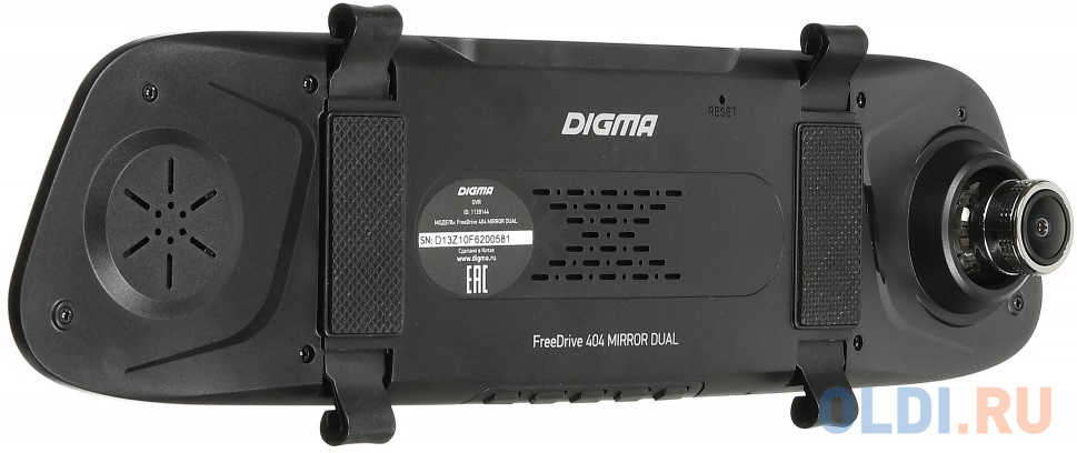 Видеорегистратор Digma FreeDrive 404 MIRROR DUAL черный 2Mpix 1080x1920 1080p 170гр. GP6248 в Москвe