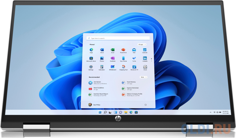 Ноутбук HP Pavilion x360 15-er1014ci Core i5 1235U 16Gb SSD512Gb Intel Iris Xe graphics 15.6" IPS Touch FHD (1920x1080) Windows 11 Home silver Wi
