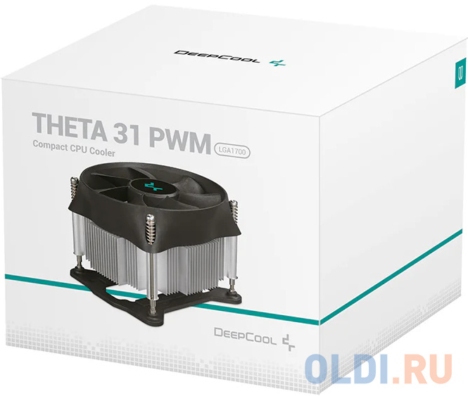 Вентилятор для процессора Deepсool THETA 31 PWM 1700 Socket 1700, 100mm, 2400rpm, 30,3 дБ, 95W, PWM 4-pin, Al-Cu (DP-ICAS-T31P-17) в Москвe