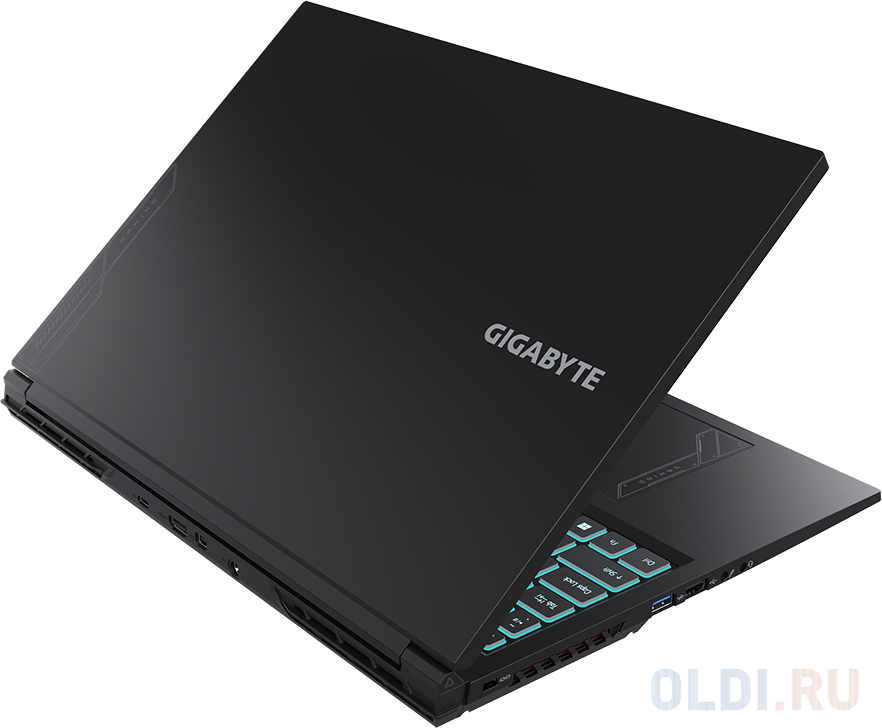 Ноутбук Gigabyte G6 Core i7 13620H 16Gb SSD1Tb NVIDIA GeForce RTX4060 8Gb 16" IPS FHD+ (1920x1200) Windows 11 Home black WiFi BT Cam (KF-H3KZ854S
