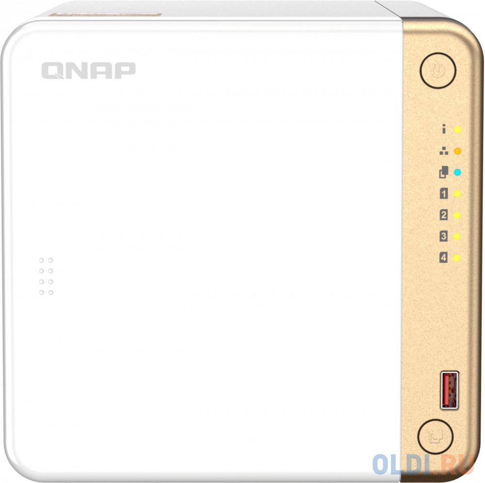 channel QNAP TS-462-2G NAS 4 HDD trays, 2 x M.2 NVMe PCIe Gen 3 x1, 2-core Intel Celeron N4505  2.9 GHz, 2 GB RAM (1 x 2GB) up to 16 GB (2 x 8GB), 1x2