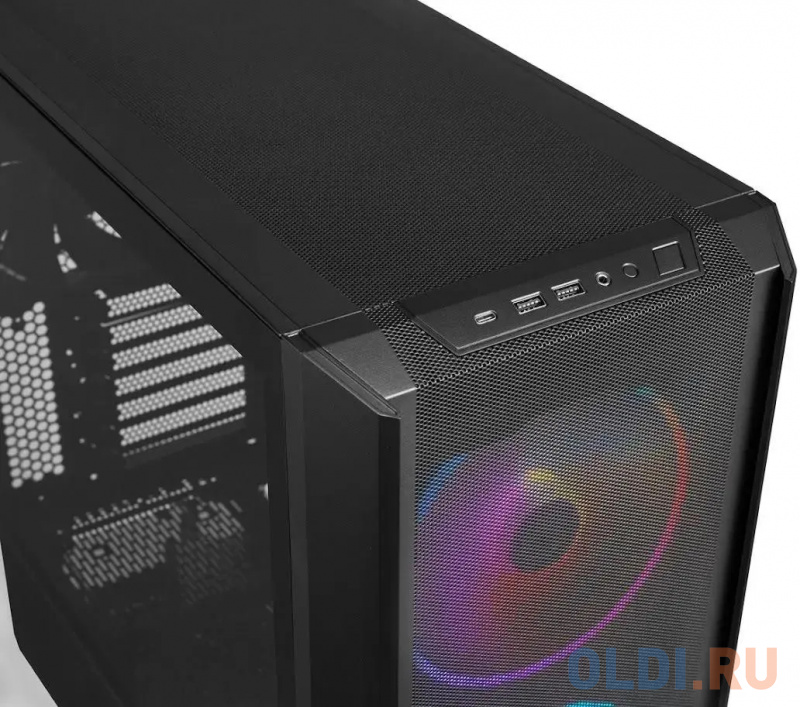 Корпус Lian-Li Lancool 216 черный без БП ATX 2xUSB3.0 audio bott PSU в Москвe