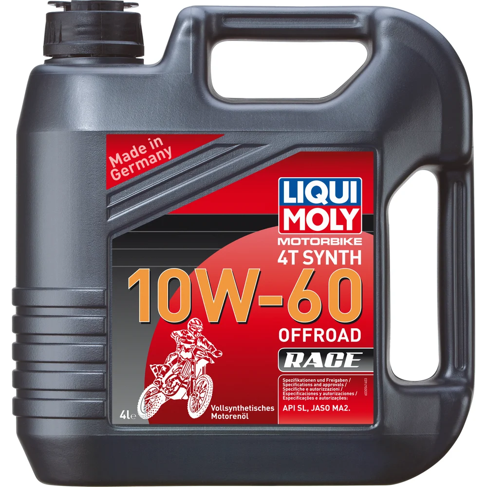 Синтетическое моторное масло 4T для четырехтактных мотоциклов LIQUI MOLY