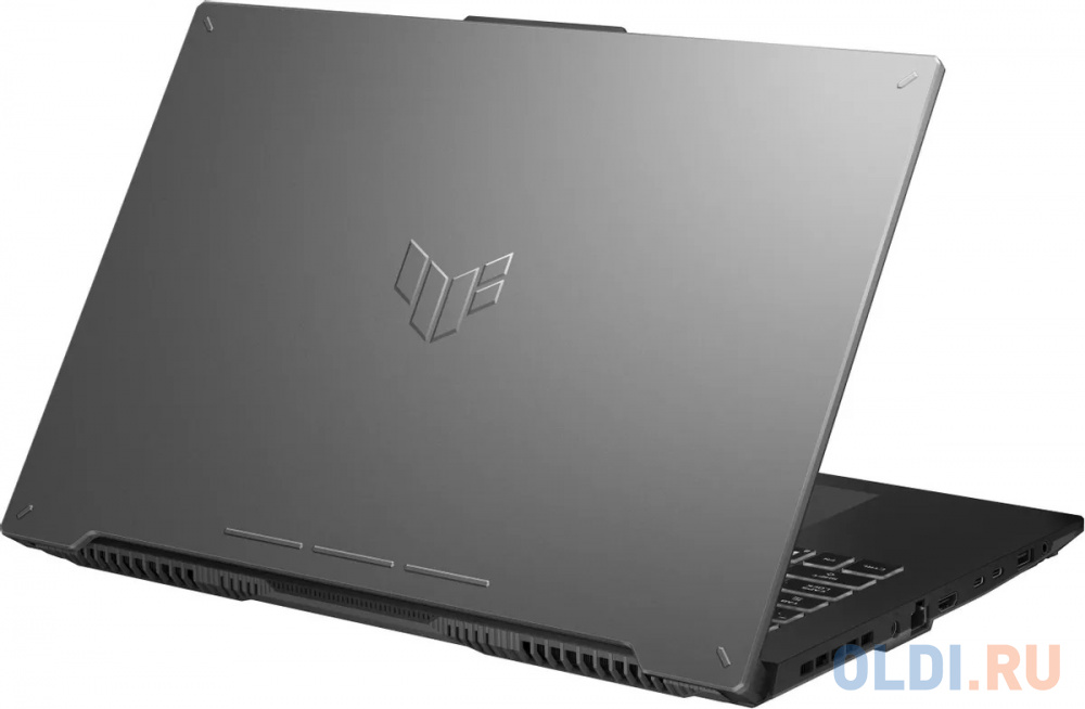 Ноутбук Asus TUF Gaming A17 FA707XV-HX035 Ryzen 9 7940HS 16Gb SSD512Gb NVIDIA GeForce RTX4060 8Gb 17.3" IPS FHD noOS grey WiFi BT Cam (90NR0E95-M