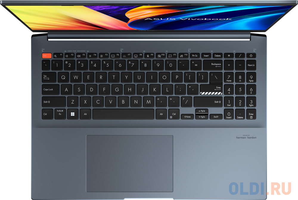 Ноутбук ASUS Vivobook Pro 16 K6602ZC-N1048 Intel Core i5-12500H/16Gb/SSD512Gb/16&quot;/WUXGA (1920x1200)/IPS/noOS/Quiet Blue (90NB0Z51-M002A0)