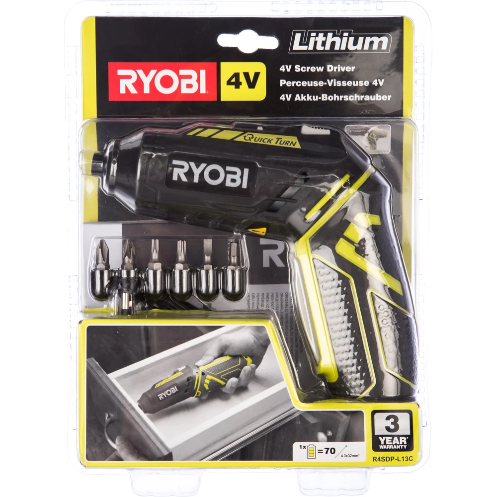 Аккумуляторная отвертка Ryobi