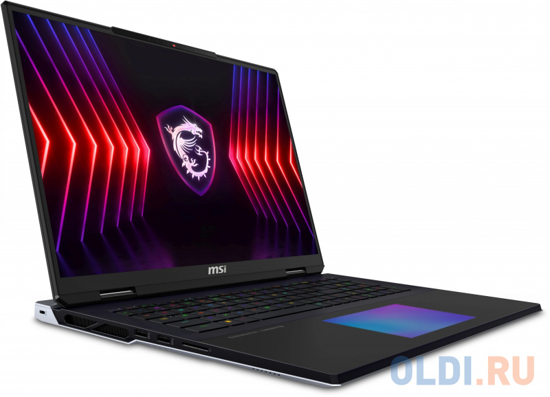 Ноутбук MSI Titan 18 HX A14VIG-211RU Core i9 14900HX 64Gb SSD3Tb NVIDIA GeForce RTX4090 16Gb 18" IPS UHD+ (3840x2400) Windows 11 Home black WiFi