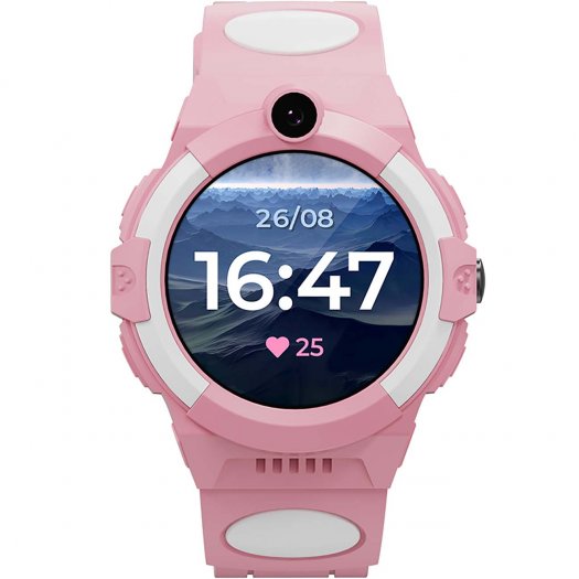 Умные часы детские Aimoto Sport 4G, 1.28" сенсорный, розовый (9220102)
