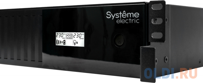 ИБП Systeme Electric Smart-Save SMT 3000 ВА, монтаж в стойку 2U, 230 В, 8 розеток  IEC C13, SmartSlot, AVR, LCD, USB HID