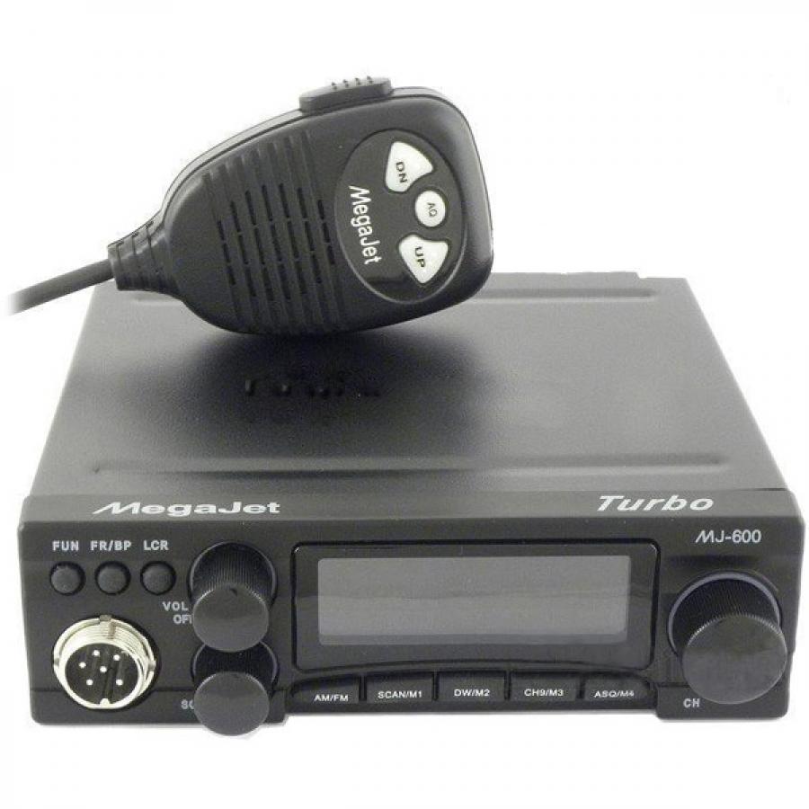 Автомобильная радиостанция MegaJet MJ-600 Turbo p/c AM/FM 240 кан 10W