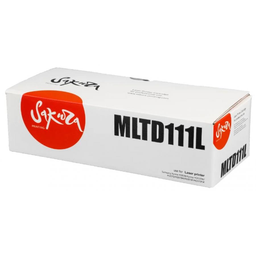 Картридж SAKURA MLTD111L для Samsung ,Xpress M2020, Xpress M2020W, Xpress M2070, Xpress M2070W, Xpress M2070F, Xpress M2070FW  черный, 1800 к. в Москвe