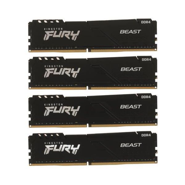 Память оперативная DDR 4 Kingston FURY Beast 16Gb 3200Mhz (KF432C16BBK4/16) в Москвe