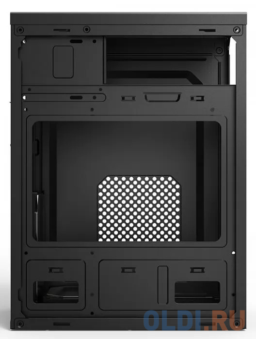 CBR PCC-MATX-MX10-400W2 Корпус mATX Minitower MX10, c БП PSU-ATX400-08EC (400W/80mm), 2*USB 2.0, HD Audio+Mic, Black