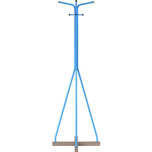 Вешалка напольная Мебелик Галилео 218 голубой, шимо (П0005272) в Москвe