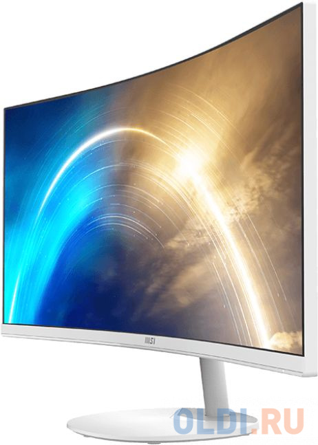 Монитор MSI 34" Pro MP341CQW белый VA LED 1ms 21:9 HDMI M/M матовая 300cd 178гр/178гр 3440x1440 100Hz DP 2K 7.7кг