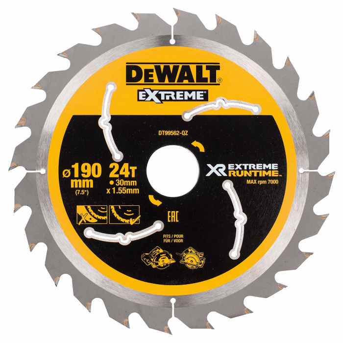 Диск пильный DeWalt 190*30*24T DT99562-QZ в Москвe