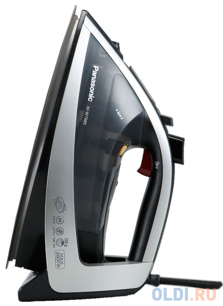 Утюг Panasonic NI-WT980LTW 2800Вт серебристый чёрный