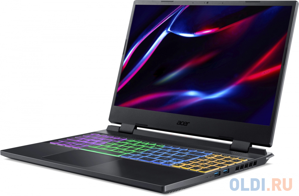Ноутбук Acer Nitro 5 AN515-58-97QP Core i9 12900H 16Gb SSD512Gb NVIDIA GeForce RTX4060 8Gb 15.6" IPS FHD (1920x1080) noOS black WiFi BT Cam (NH.Q