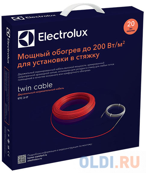 Кабель Electrolux ETC 2-17-400 комплект теплого пола