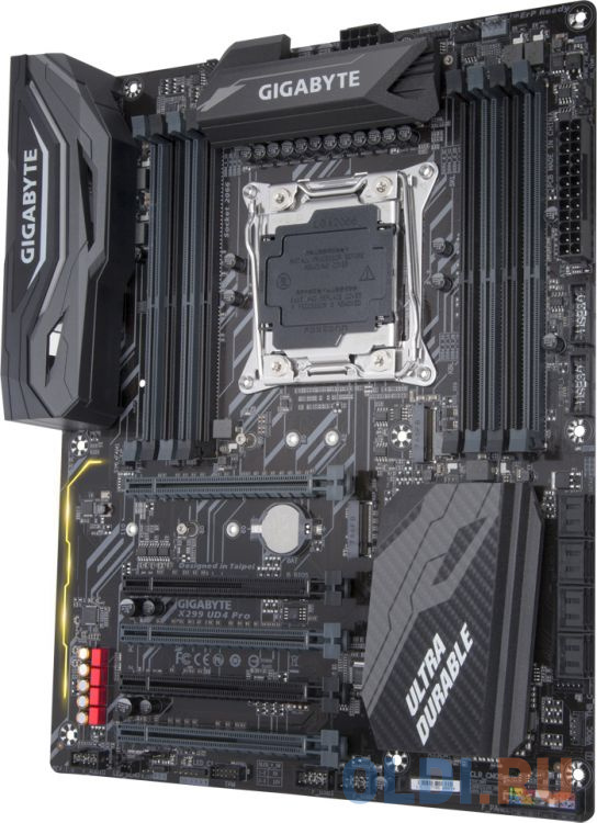 Материнская плата GIGABYTE X299 UD4 PRO <S2066, X299, 8*DDR4 DIMM, 5xPCI-Ex16, SATA III+RAID, M.2, GB Lan, USB3.1, ATX, Retail