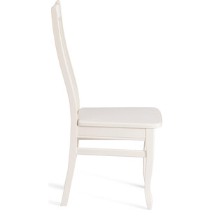 Стул TetChair Стул DOLCE жёсткое сидение, бук, мдф, 40х46х100см, Ivory white