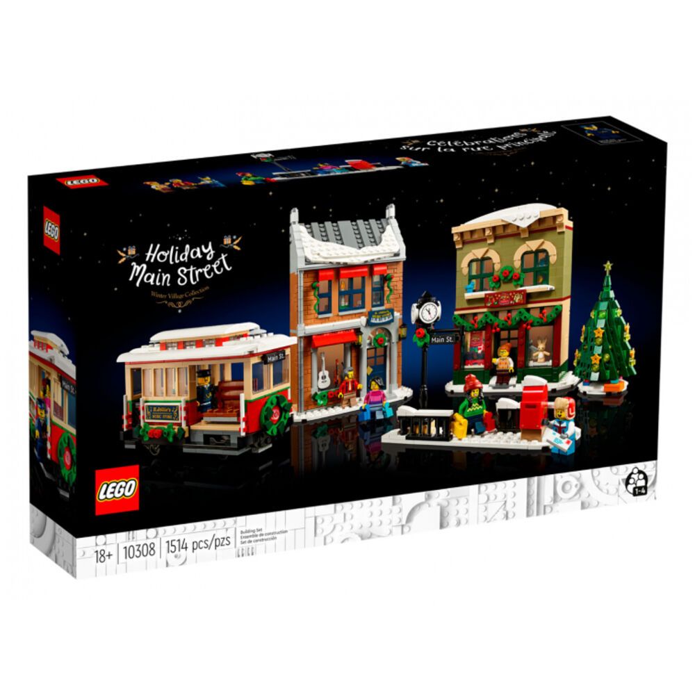 LEGO Icons Главная Рождественская улица 10308