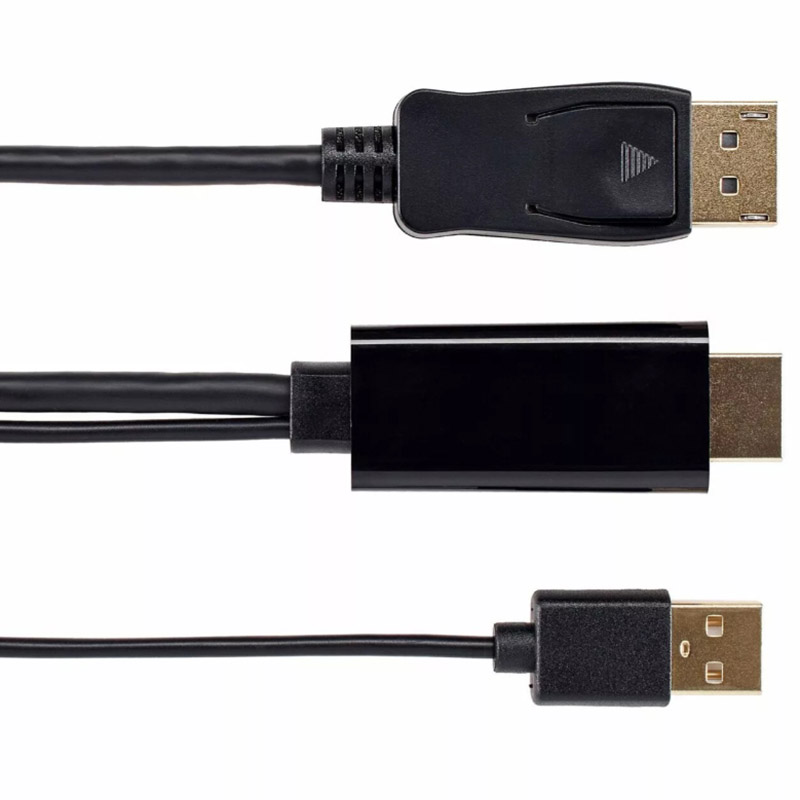 Аксессуар Vcom HDMI + USB - DisplayPort 1.8m CG599AC-1.8M в Москвe