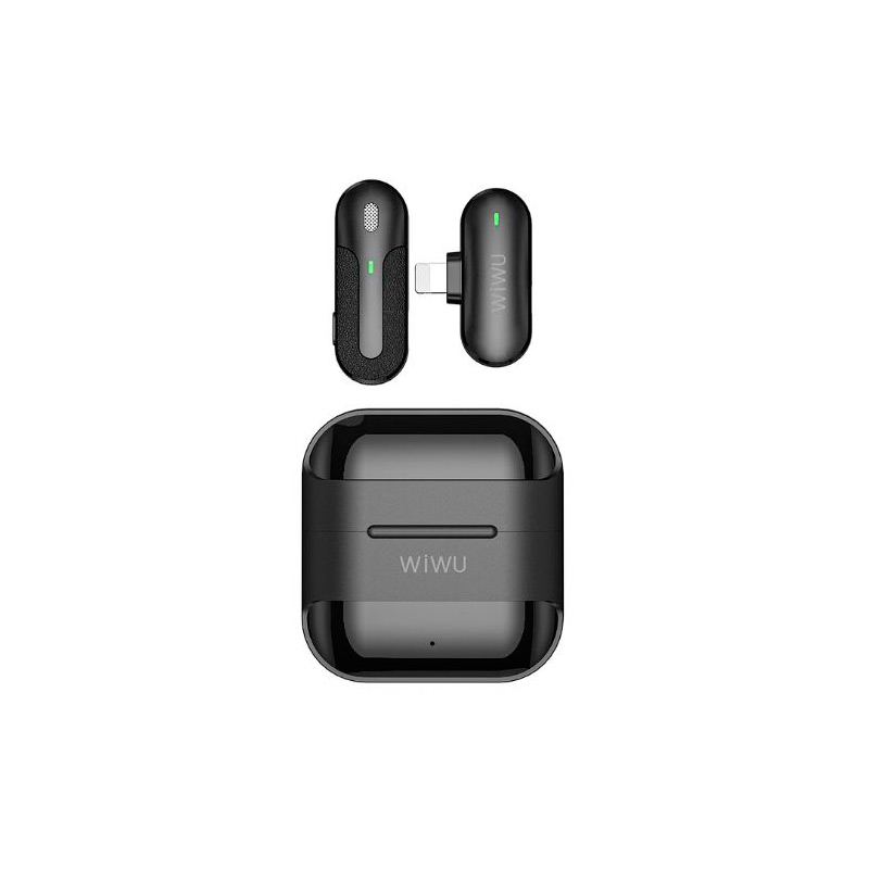 Микрофон Wiwu Wi-WM001 Lightning Black 6976195096262 в Москвe