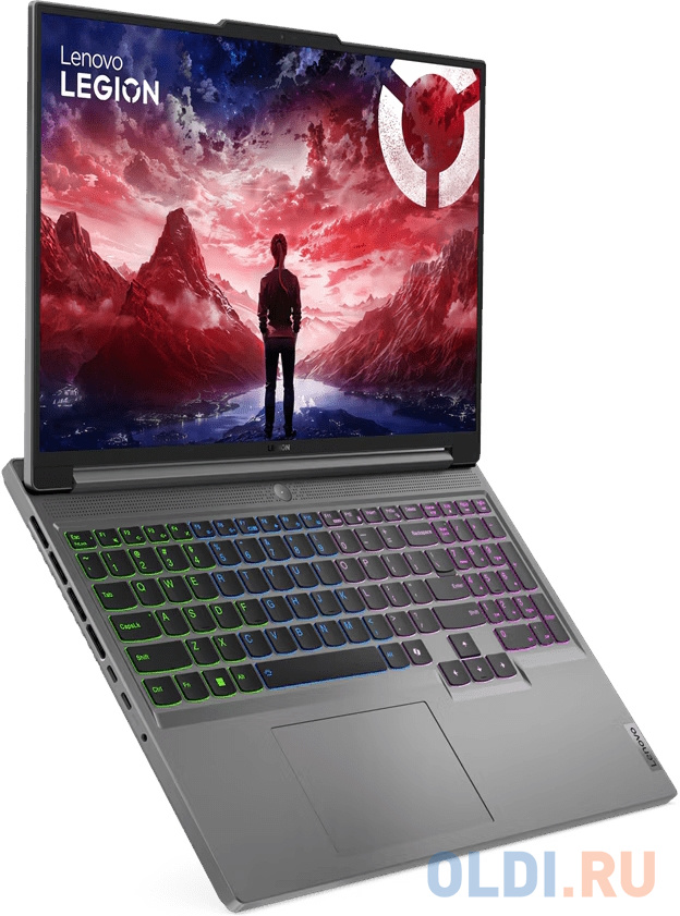 Ноутбук Lenovo Legion Slim 5 16ARP9 Ryzen 7 7735HS 16Gb SSD1Tb NVIDIA GeForce RTX4070 8Gb 16" IPS WQXGA (2560x1600) noOS grey WiFi BT Cam (83EX00