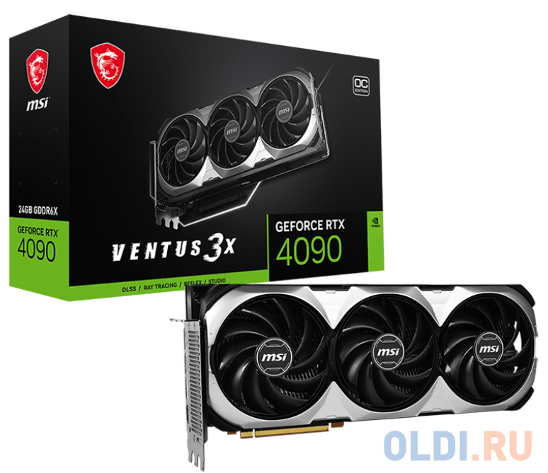 Видеокарта MSI nVidia GeForce RTX 4090 VENTUS 3X 24G OC 24576Mb в Москвe