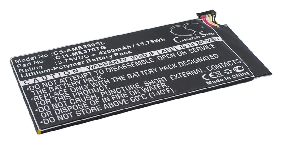 Аккумулятор CameronSino CS-AME390SL, 3.75V, 4200mAh, Li-pol для Asus Google Nexus 7 3G