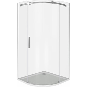 Душевой уголок Good Door Galaxy R 100x100 прозрачный, хром (R-100-C-CH) в Москвe