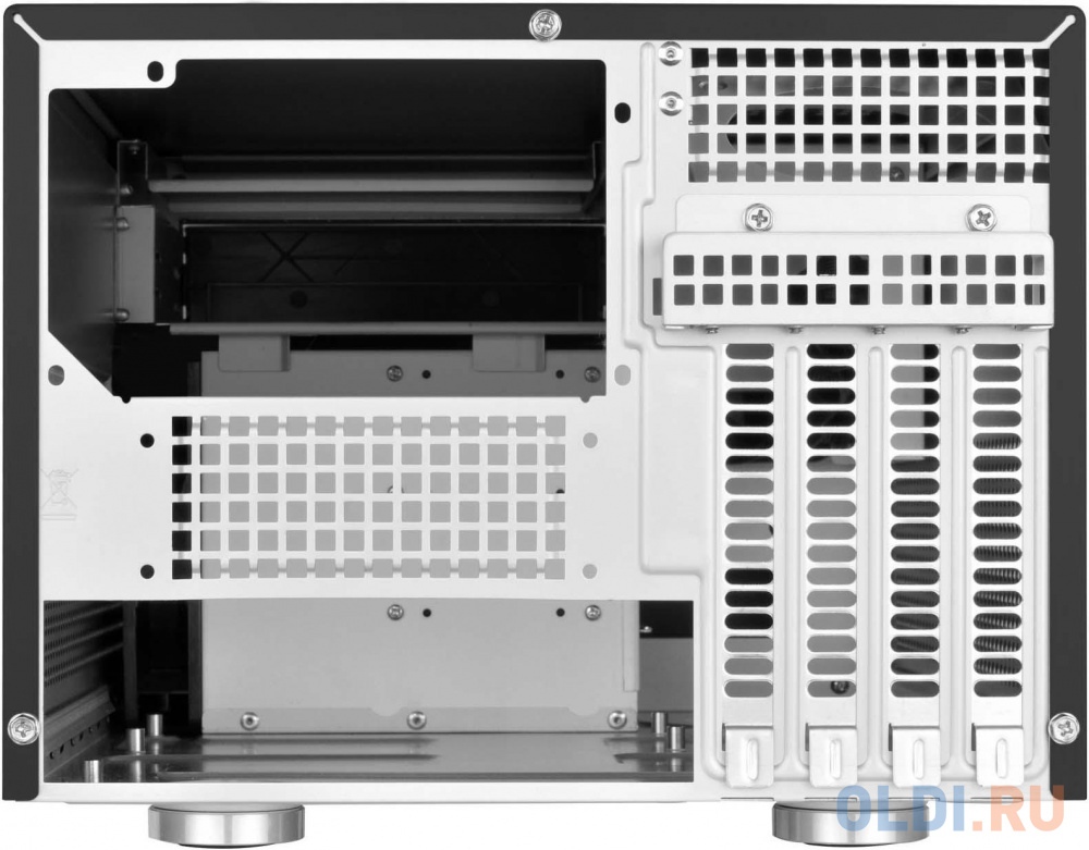 Корпус microATX SilverStone SST-SG12B SFF-SG12-BK Без БП чёрный