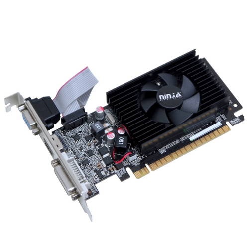 Видеокарта Sinotex NVIDIA GeForce GT 210 Ninja, 1Gb DDR3, 64 бит, PCI-E, VGA, DVI, HDMI, Retail (NK21NP013F)
