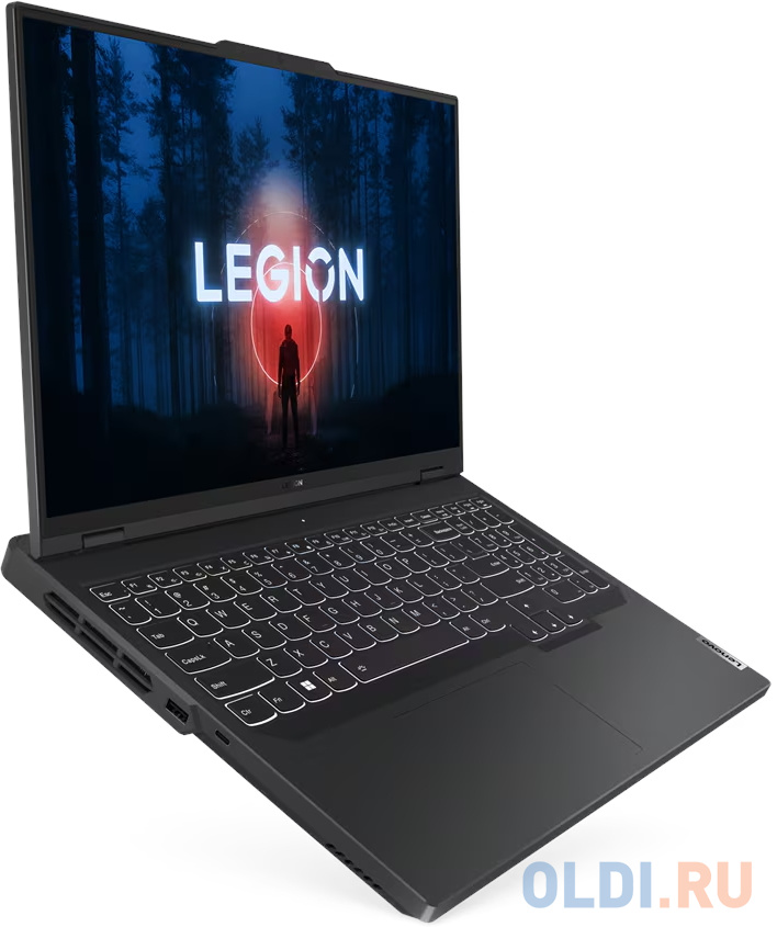 Ноутбук Lenovo Legion Pro 5 16ARX8 Ryzen 7 7745HX 32Gb SSD1Tb NVIDIA GeForce RTX4060 8Gb 16" IPS WQXGA (2560x1600) noOS dk.grey WiFi BT Cam (82WM