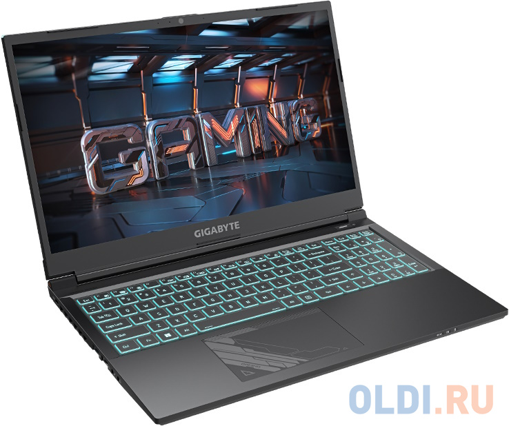 Ноутбук Gigabyte G5 Core i7 12650H 16Gb SSD512Gb NVIDIA GeForce RTX4060 8Gb 15.6" IPS FHD (1920x1080) Free DOS black WiFi BT Cam (KF5-G3KZ353SD)