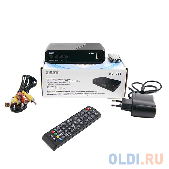 Ресивер DVB-T2 Сигнал Эфир HD-215