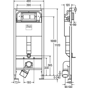 Инсталляция Viega Prevista Dry 8524.14 (792596)