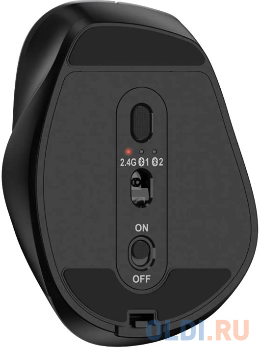 Wireless mouse Genius Ergo 9000S, BT 5.0 / 2.4 GHz, 800/ 1200/ 1600/ 2400 DPI, buttons: 6, color: black