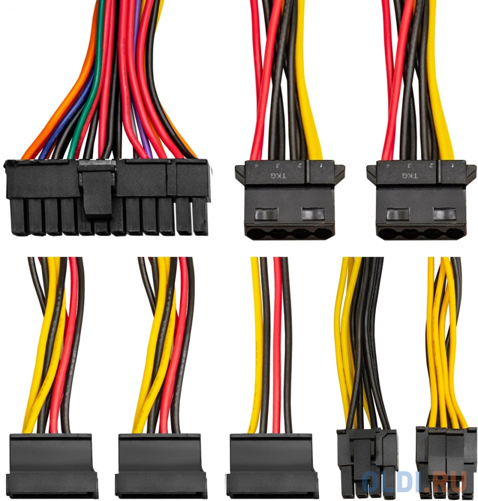 Блок питания 350W ExeGate F350AS (Flex ATX, for ITX case, APFC, КПД 80% (80 PLUS), 4cm fan, 24pin, (4+4)pin, PCI-E, 3xSATA, 2xIDE)