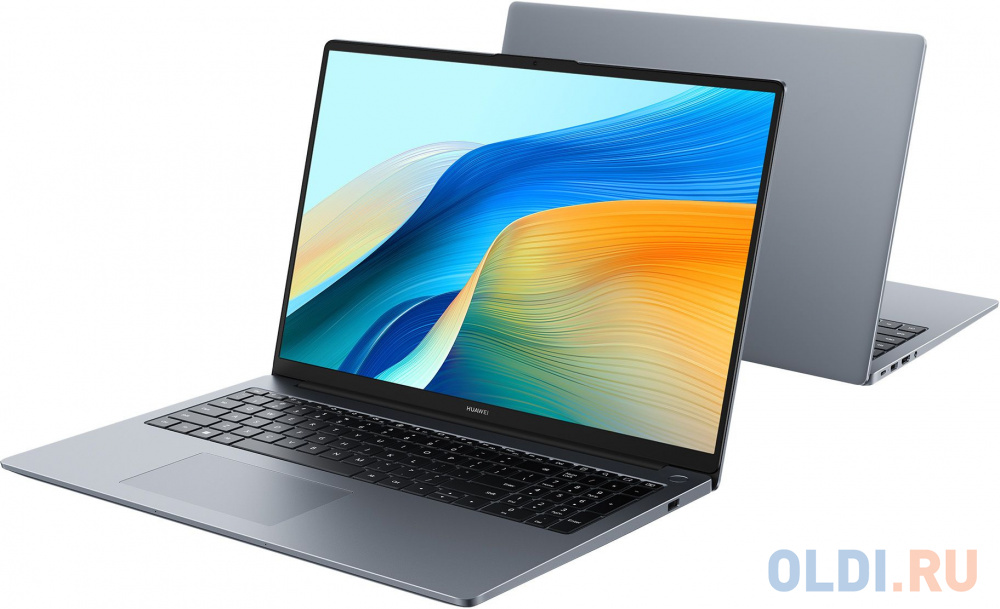 Ноутбук Huawei MateBook D 16 MCLF-X Core i5 12450H 16Gb SSD512Gb Intel UHD Graphics 16" IPS (1920x1200) Windows 11 Home grey space WiFi BT Cam (5 в Москвe