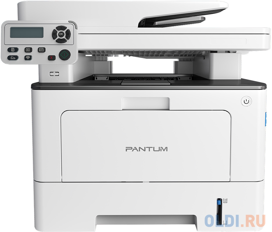 Pantum BM5106ADW, P/C/S, Mono laser, A4, 40 ppm, 1200x1200 dpi, 512 MB RAM, Duplex, ADF50, paper tray 250 pages, USB, LAN, WiFi, start. cartridge 6000 в Москвe