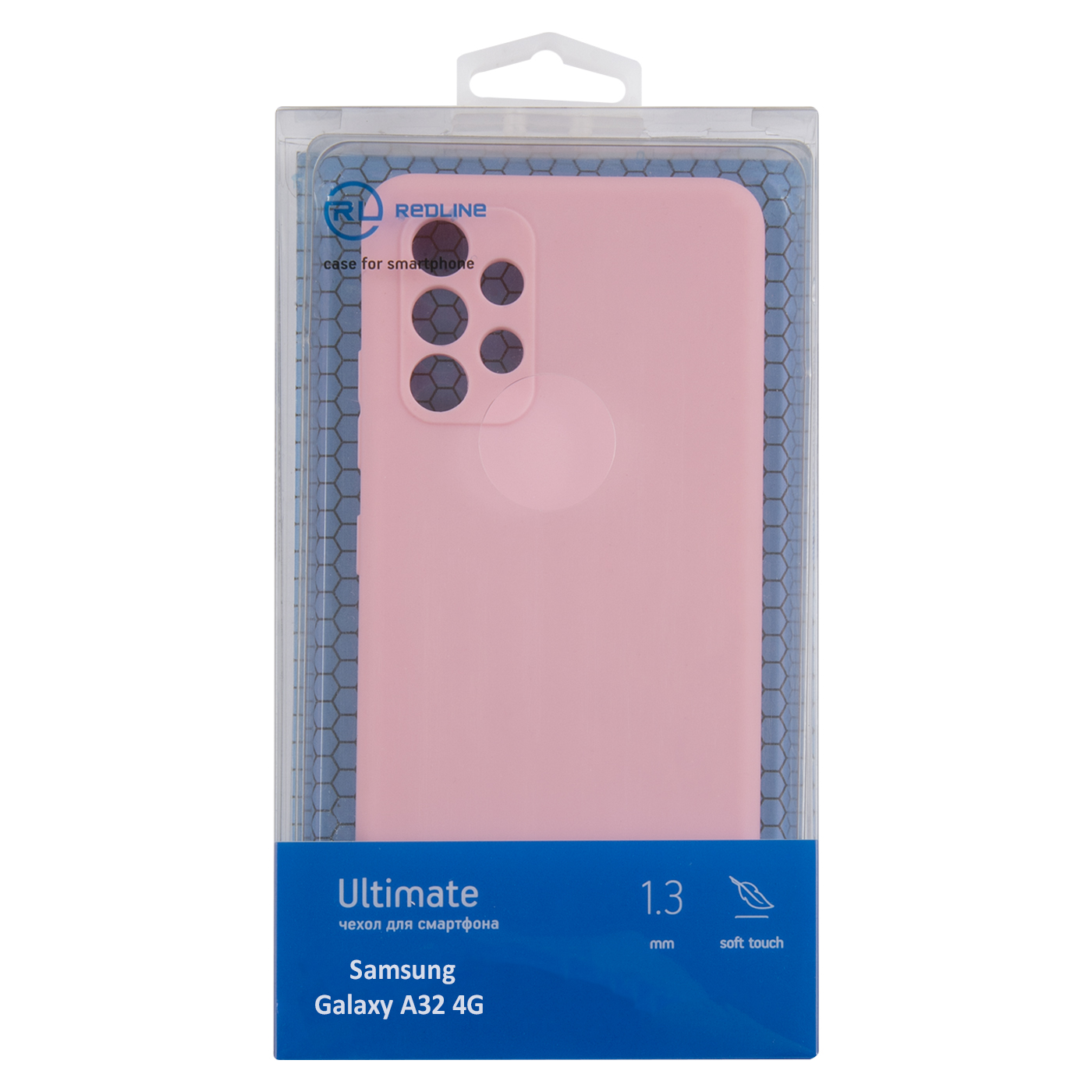 Чехол защитный Red Line Ultimate для Samsung Galaxy A32 4G, розовый УТ000024008