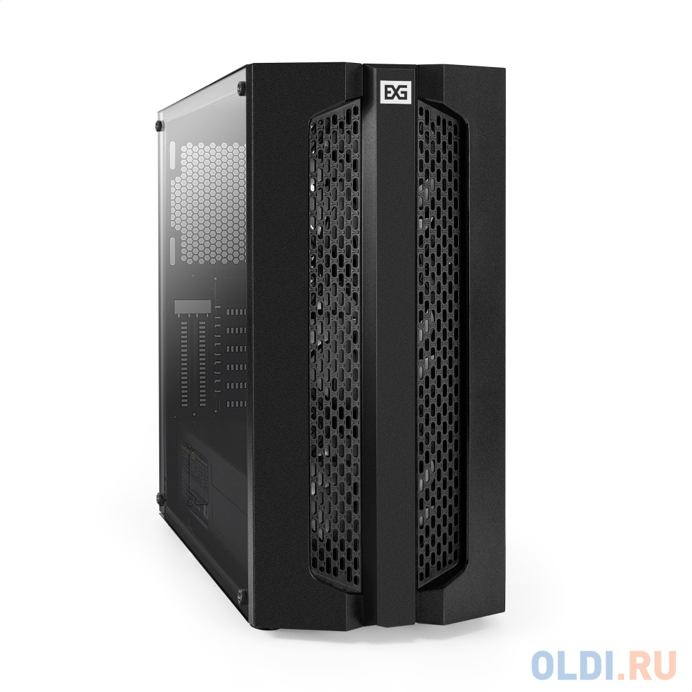 Корпус Miditower ExeGate EVO-9205-NPX500 (ATX, БП 500NPX с вент. 12 см, с окном, 1*USB+1*USB3.0, аудио, 3 вент. 12см с RGB подсветкой)