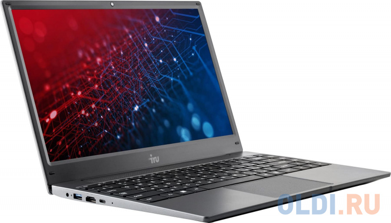 Ноутбук IRU 14TLHC Core i3 1115G4 8Gb SSD512Gb Intel UHD Graphics 14" IPS FHD (1920x1080) noOS grey WiFi BT Cam (1996898)