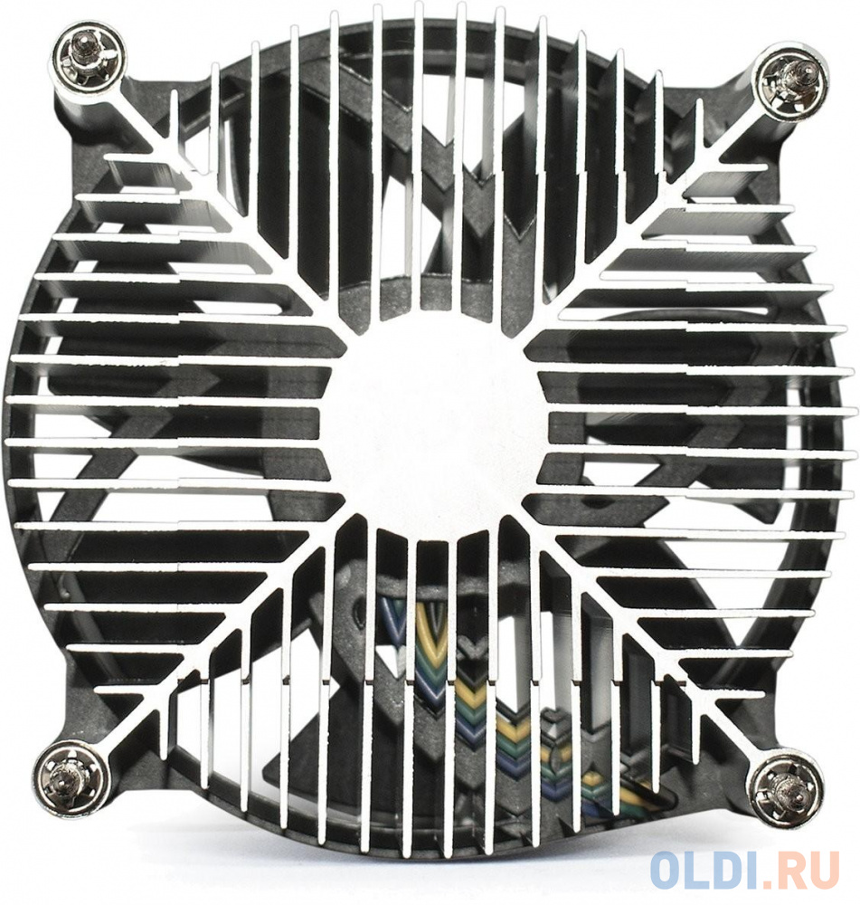 Exegate EX286138RUS Кулер ExeGate EK-11508 (Al, LGA1150/1151/1155/1156/1200, TDP 75W, Fan 90mm, 2200RPM, Hydro bearing, 3pin, 22db, 285г, с термопасто